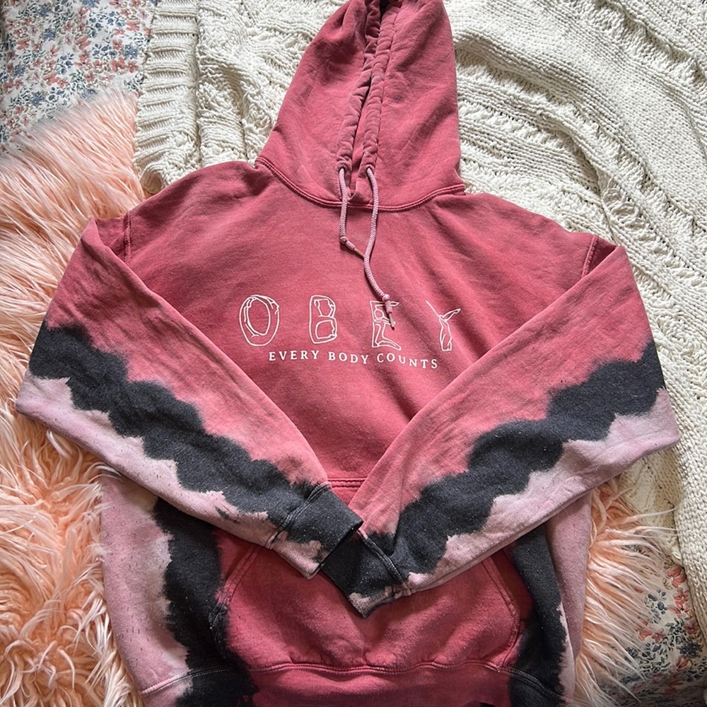 COPY - Obey tie dye hoodie